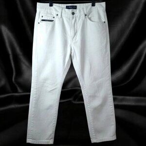 Men’s 34 X 30 Jeans US Polo Assn White 100% Cotton Casual Chino Pants